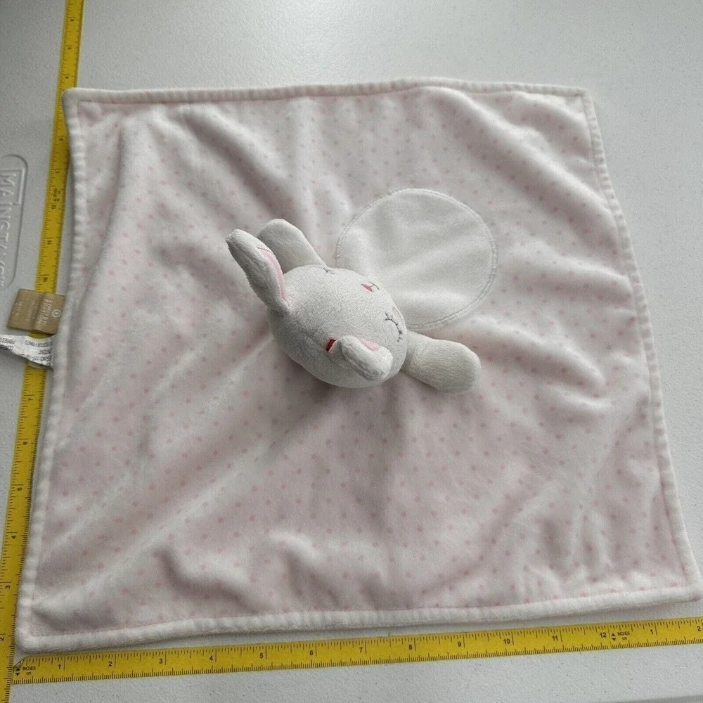 Target Limited Edition Pink‎ Bunny Lovey Security Blanket Baby Girl Gift Easter